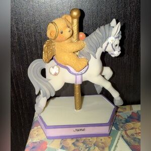 Cherished Teddies‎ Enesco June Monthly Carousel Figurine 755273